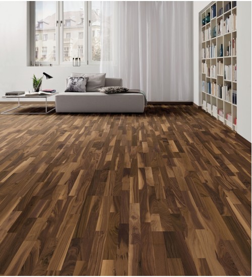 德国汉诺地板三层橡木Longstrip American Walnut Favorit 524444